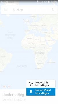 Google My Maps Karte einzeichnen