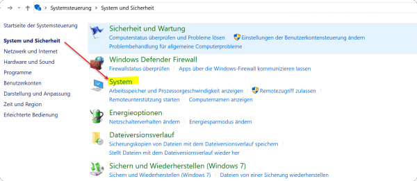 Windows 10 System
