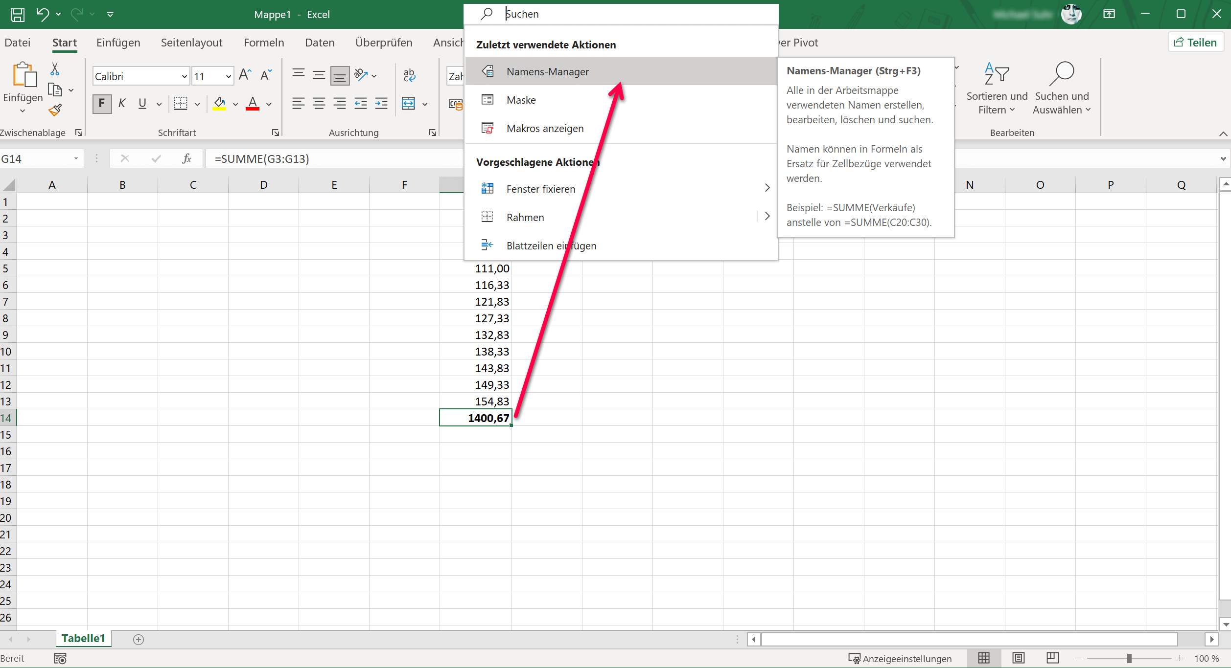 Excel 2021 - Intelligente Funktionen