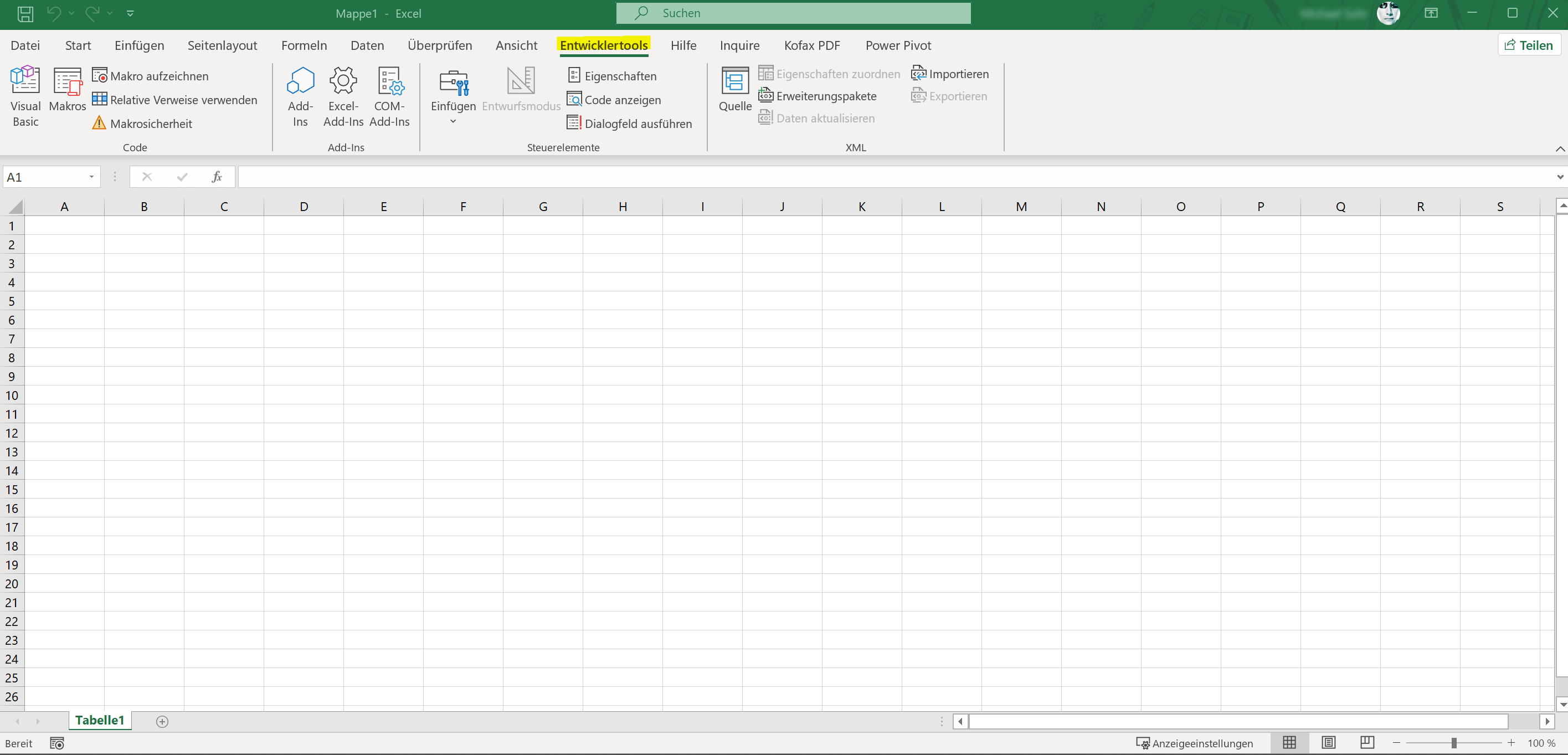 Excel-2021-Register-Entwicklertools