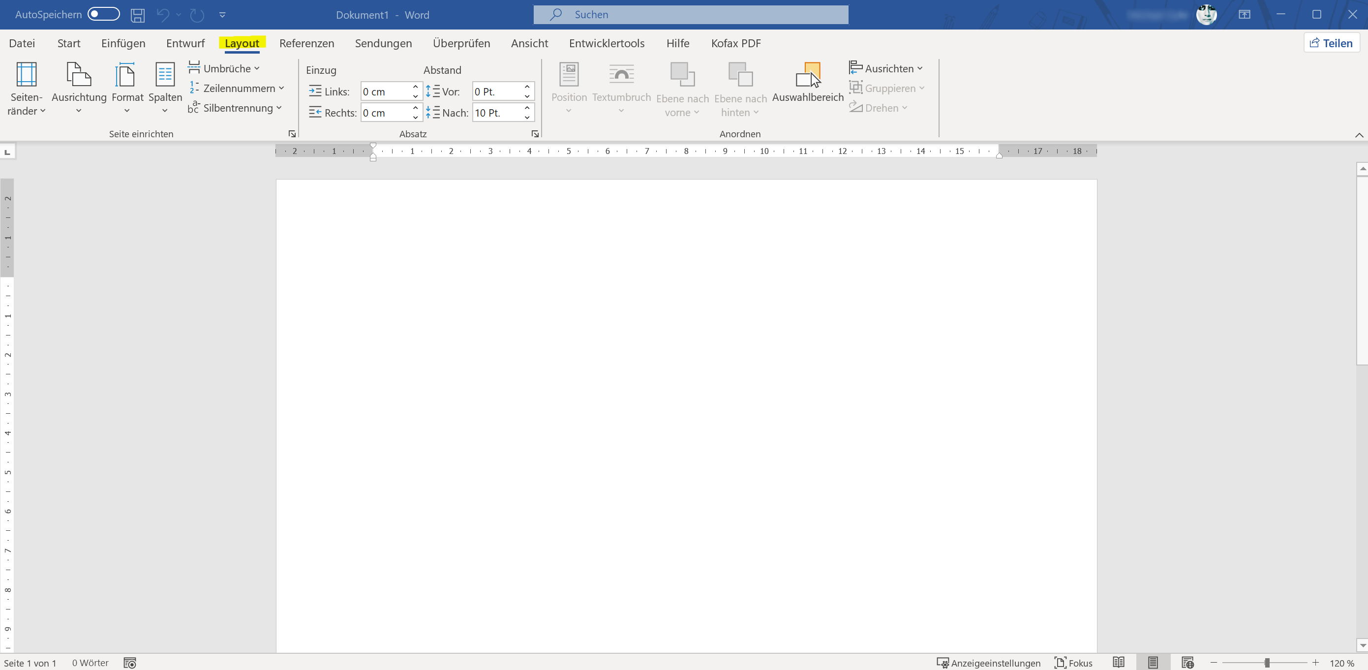 Word 2021 - Register Layout