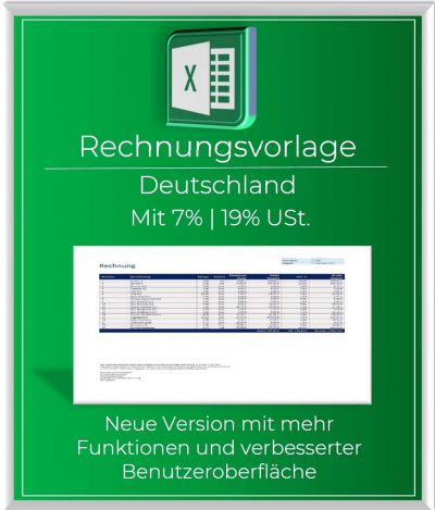 Excel Rechnungsvorlage Deutschland_Neue Version