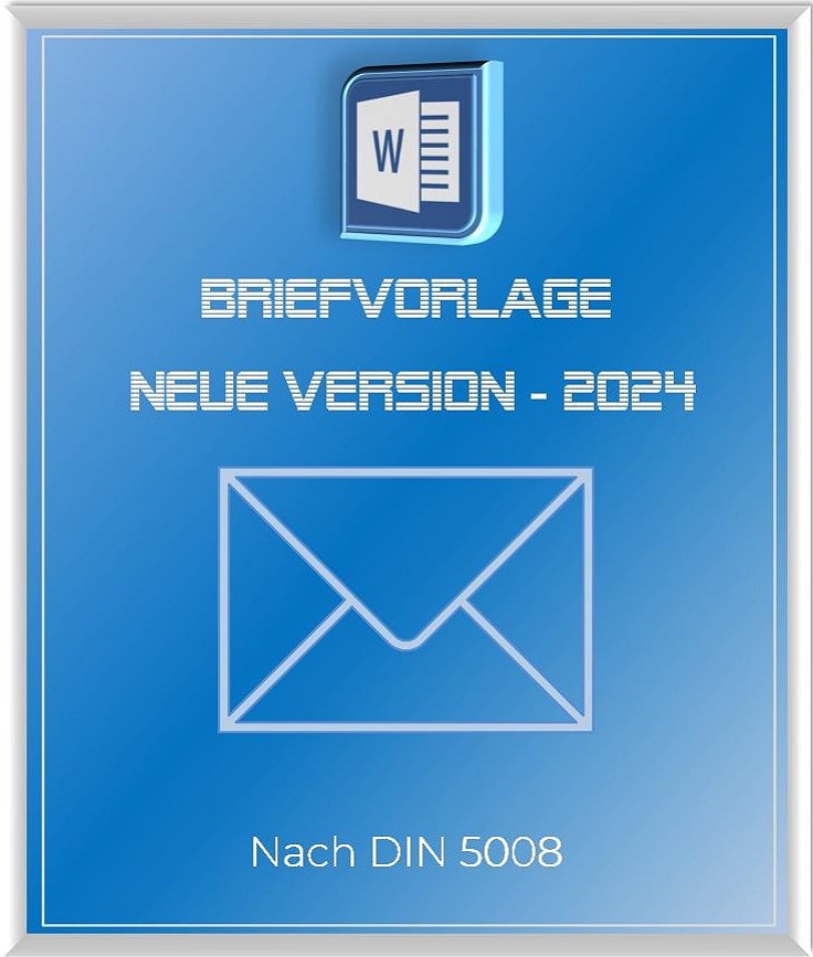 Word Briefvorlage 2024 - DIN 5008