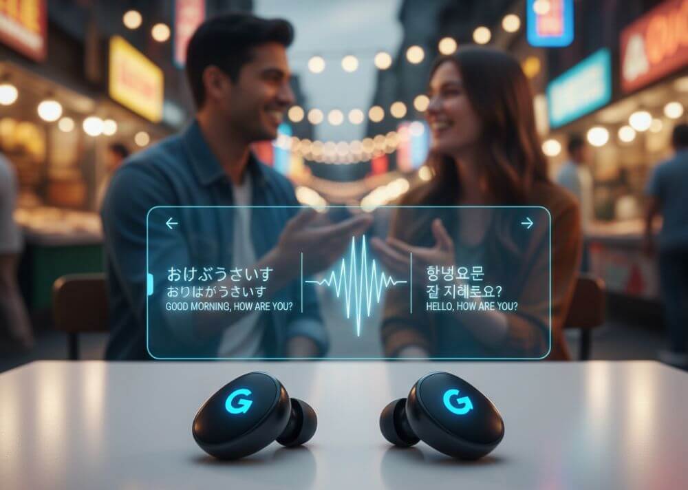 Live-Übersetzer-Earbuds