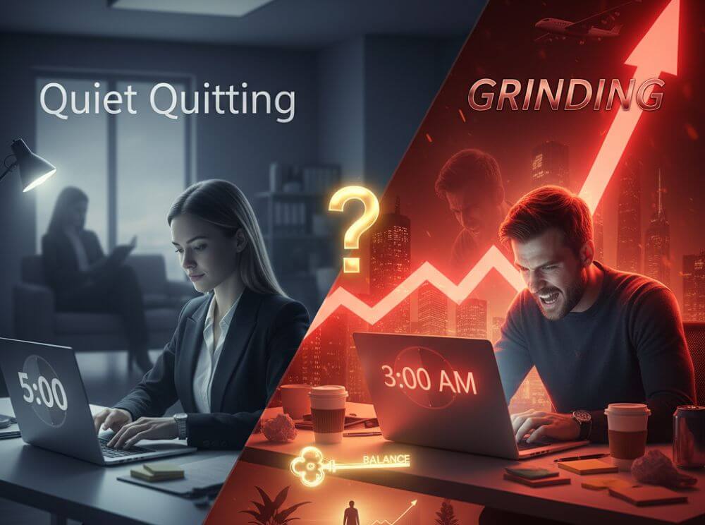 Quiet Quitting vs. Grinding Quiet Quitting vs. Grinding