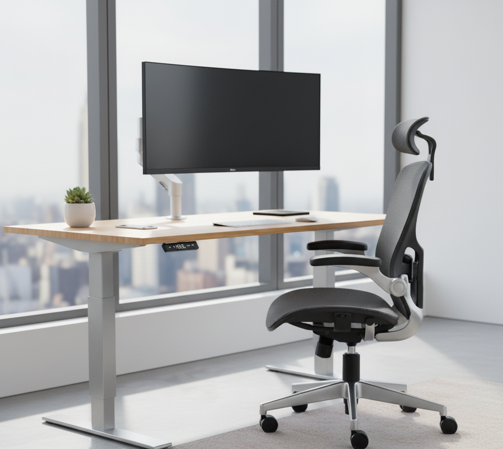 höhenverstellbarer Schreibtisch