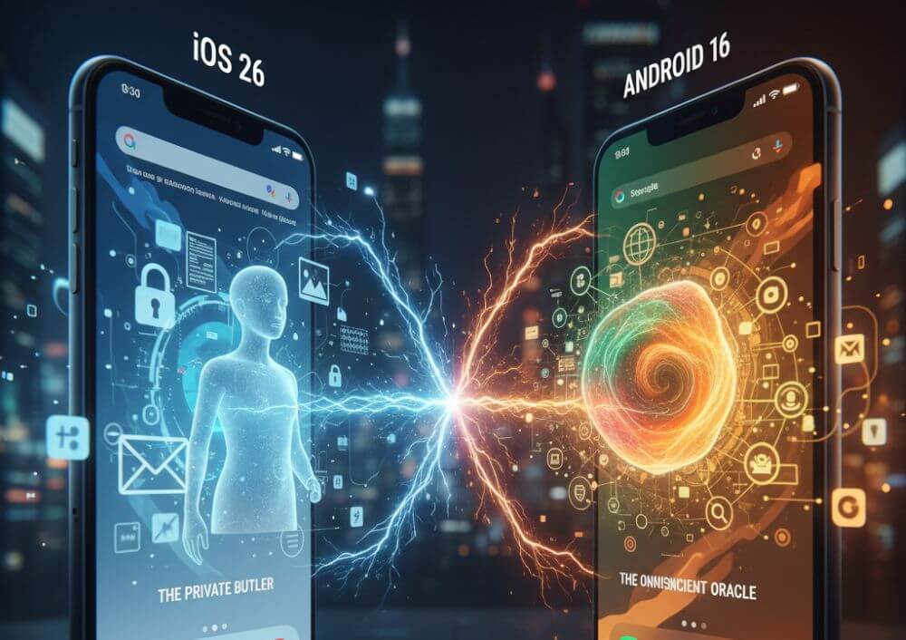 iOS 26 vs. Android 16 Der große KI-Test iOS 26 vs. Android 16 Der große KI-Test