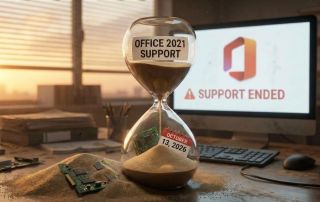 office 2021 support-ende