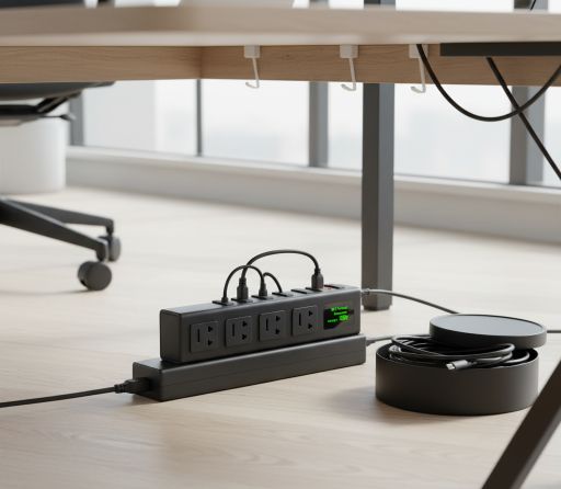 smarte Steckdosenleiste & Kabelmanagement