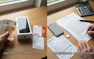 Handy-Finanzierung Vertrag vs. Direktkauf - Der Vergleich