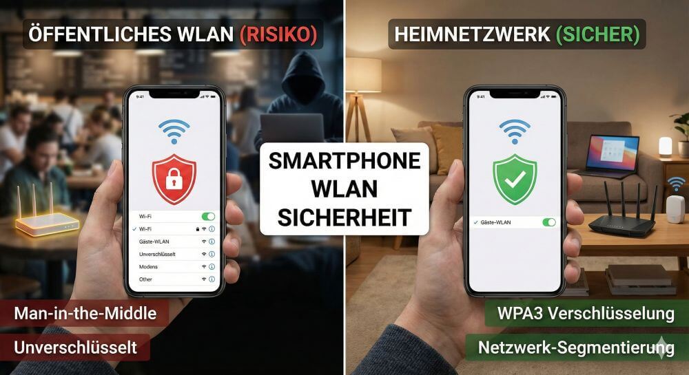 Smartphone-WLAN-Sicherheit Smartphone-WLAN-Sicherheit