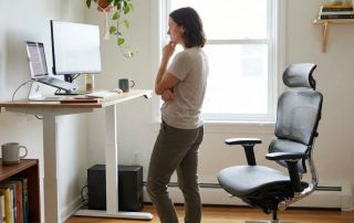 Stehschreibtisch vs. Ergonomischer Stuhl