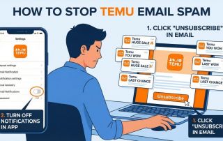 Temu E-Mail-Spam