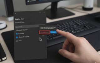 Microsoft Copilot deinstallieren