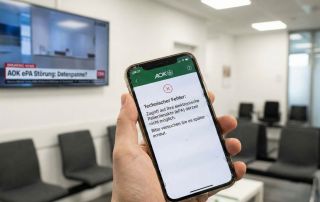 Störung bei AOK-Akte