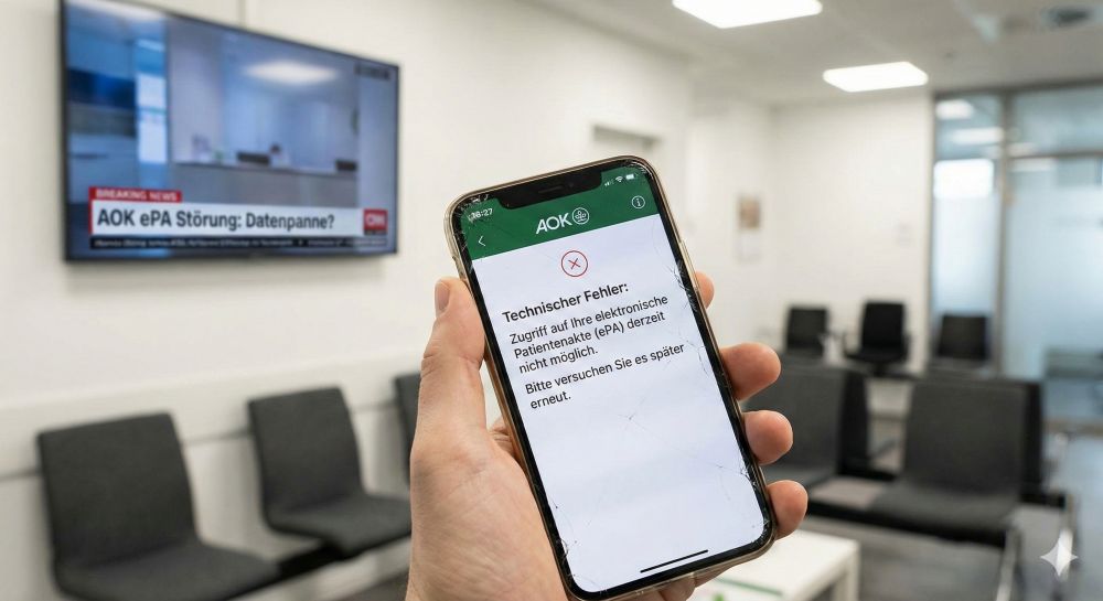 Störung bei AOK-Akte