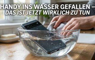 Handy ins Wasser gefallen