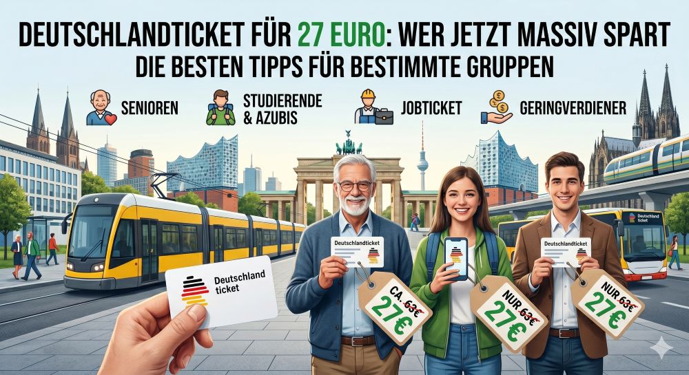 Deutschlandticket für 27 Euro