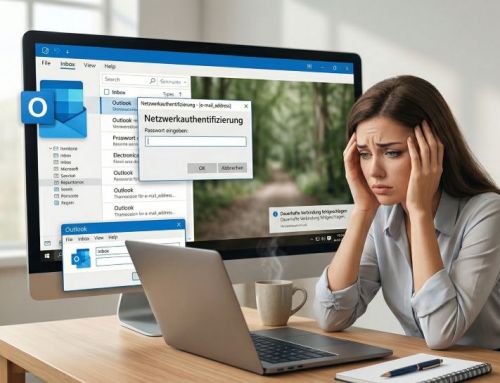 Outlook fragt ständig nach dem Passwort? So stoppen Sie die Dauerschleife